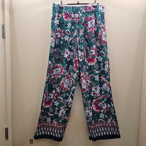 Talbots wide leg, pull on pants